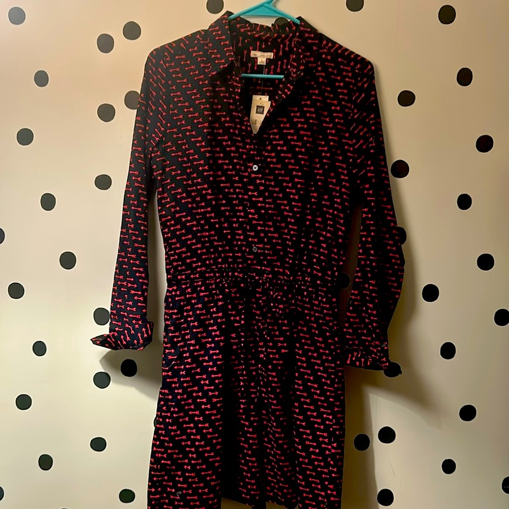 ‼️SALE‼️NWT GAP Arrow Shirt Dress‼️
